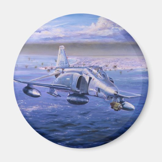 Rick Herterによるクウェート上空のハイローラー マグネット (正面)