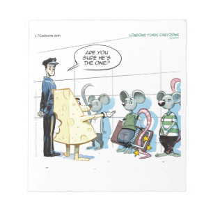 Rick Londonによるマウスおもしろい犯罪 ノートパッド