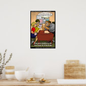 Rick Londonによる面白いポスター「Bad Day Trader Funny Poster」 ポスター (キッチン)