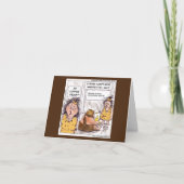 Rick London先史時代のコーヒーおもしろい漫画 カード (正面)