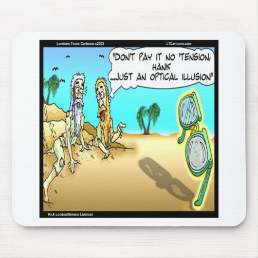 Rick London光おもしろい検眼錯覚 マウスパッド (正面)