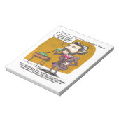 Rick London おもしろい Alexander Bell Phone Prank ノートパッド (回転)