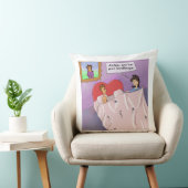 Rick London おもしろい Bedbugs Cartoonコットンピロー クッション (椅子)