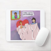 Rick London おもしろい Bedbugs Cartoon マウスパッド (マウス)