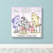 Rick London おもしろい Hindenburg Canvas Print キャンバスプリント (インサイチュ (ウッドフロア))