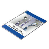 Rick London おもしろい Silverware Police ノートブック (左側)