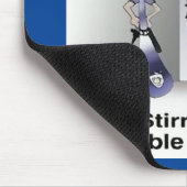 Rick London おもしろい Silverware Police マウスパッド (コーナー)