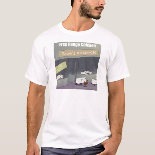 Rick London フリー・レンジのニワトリ Tシャツ (正面)