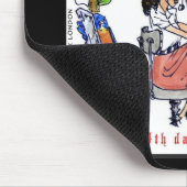 Rick London Ernestineコーリングバードクリスマス マウスパッド (コーナー)