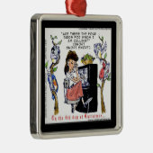 Rick London Ernestineコーリングバードクリスマス メタルオーナメント (右)