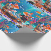 Rick London Fish遊の「Go Fish」カードゲーム漫画 ラッピングペーパー (角)