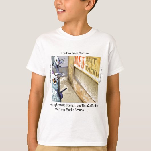 Rick London Fish Mafia おもしろグッズ Tシャツ (正面)