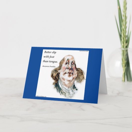 Rick London & Tom Kerr Benjamin Franklin & Quote カード (正面)