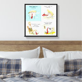 Rick London "Trumpty Dumpty" おもしろい Canvas Print キャンバスプリント (インサイチュ (寝室))