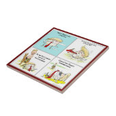 Rick London "Trumpty Dumpty"セラミックおもしろいタイル タイル (側面)