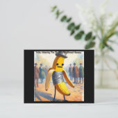 Rick London's 笑わされる Duct-Taped Banana Art ポストカード (スタンド正面)