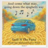 Rick London's Misheard Lyrics Spaghetti Way Funny シール (シート)