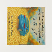 Rick London's Misheard Lyrics Spaghetti Way Funny タペストリー (正面(横))