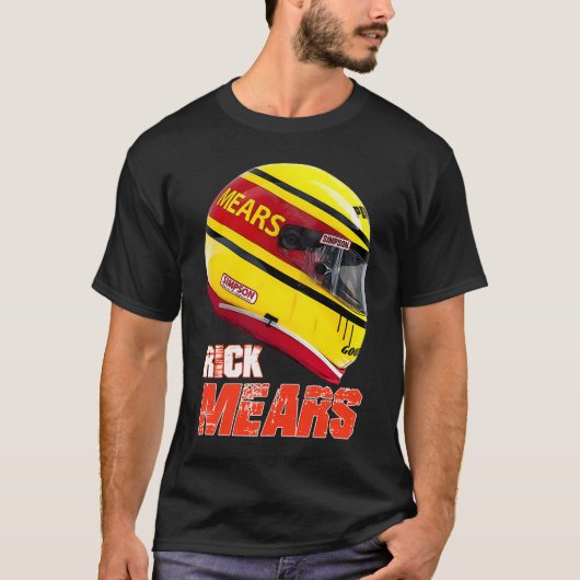 Rick Mears Indy 500 (1984)アートワーク Tシャツ (正面)