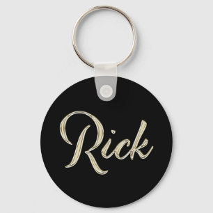 Rick Nameホワイトゴールドボタンシュリュッセルアンハネガー キーホルダー