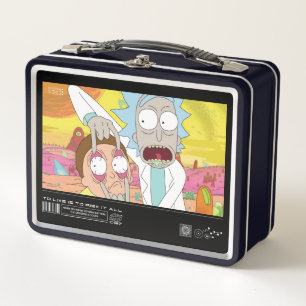 Rick Opening Morty's Eyes引用文図 メタルランチボックス