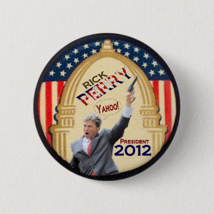 Rick Perryの大統領2012年 缶バッジ
