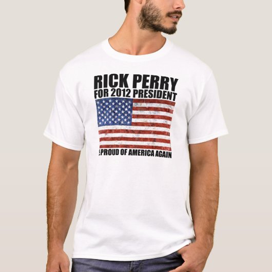 Rick PerryのTシャツのワイシャツのTシャツ2012年のPresiden Tシャツ (正面)