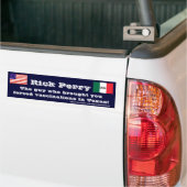 Rick Perry バンパーステッカー (トラック上)