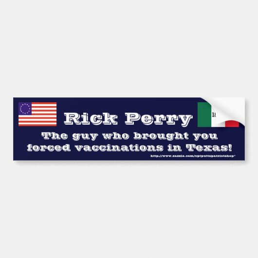 Rick Perry バンパーステッカー (正面)