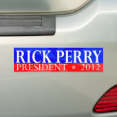 Rick Perry バンパーステッカー (車上)