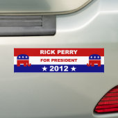 Rick Perry バンパーステッカー (車上)