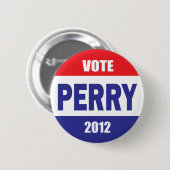 RICK PERRY 大統領 - 大統領選挙キャンペーン 缶バッジ (正面&裏面)