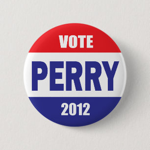 RICK PERRY 大統領 - 大統領選挙キャンペーン 缶バッジ