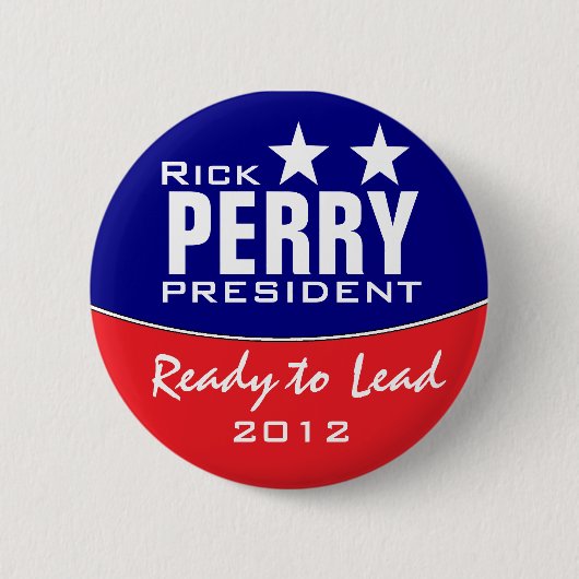 Rick Perry 缶バッジ (正面)
