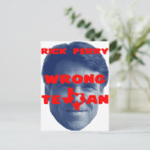 Rick Perry – 間違ったテキサン ポストカード (スタンド正面)