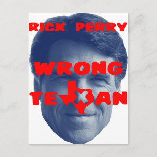Rick Perry – 間違ったテキサン ポストカード