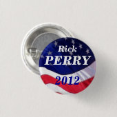Rick Perry 2012ボタン 缶バッジ (正面&裏面)