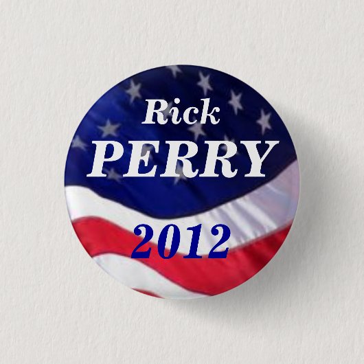 Rick Perry 2012ボタン 缶バッジ (正面)