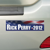 Rick Perry 2012年 バンパーステッカー (車上)