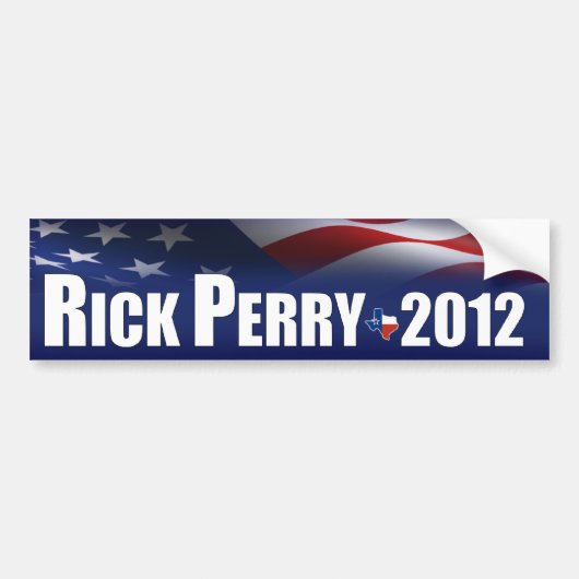 Rick Perry 2012年 バンパーステッカー (正面)
