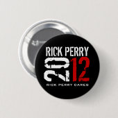 Rick Perry 2012年 缶バッジ (正面&裏面)
