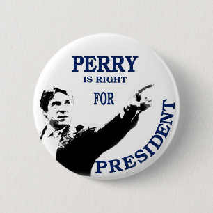 Rick Perry 2012年 缶バッジ