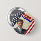 Rick Perry 2012年 缶バッジ (正面&裏面)