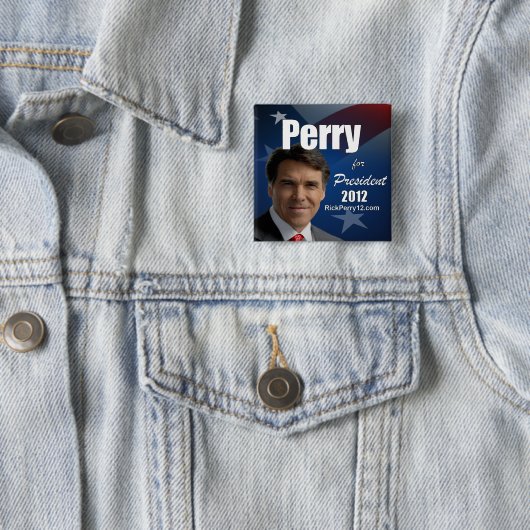 Rick Perry 2012年 缶バッジ (インサイチュ)