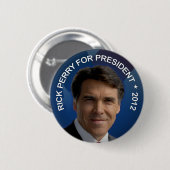 Rick Perry 2012年 缶バッジ (正面&裏面)