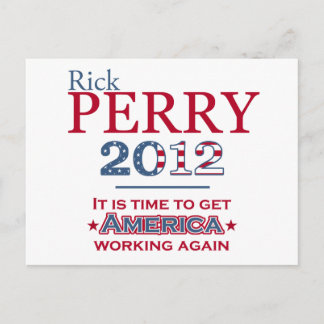Rick Perry 2012社長のポストカード ポストカード