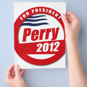 Rick Perry 2012 チラシ (手)