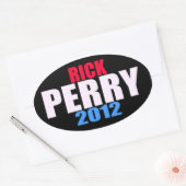 Rick Perry 2012 楕円形シール (封筒)