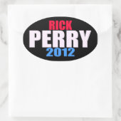Rick Perry 2012 楕円形シール (バッグ)
