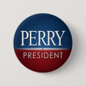 Rick Perry 2012 缶バッジ (正面)